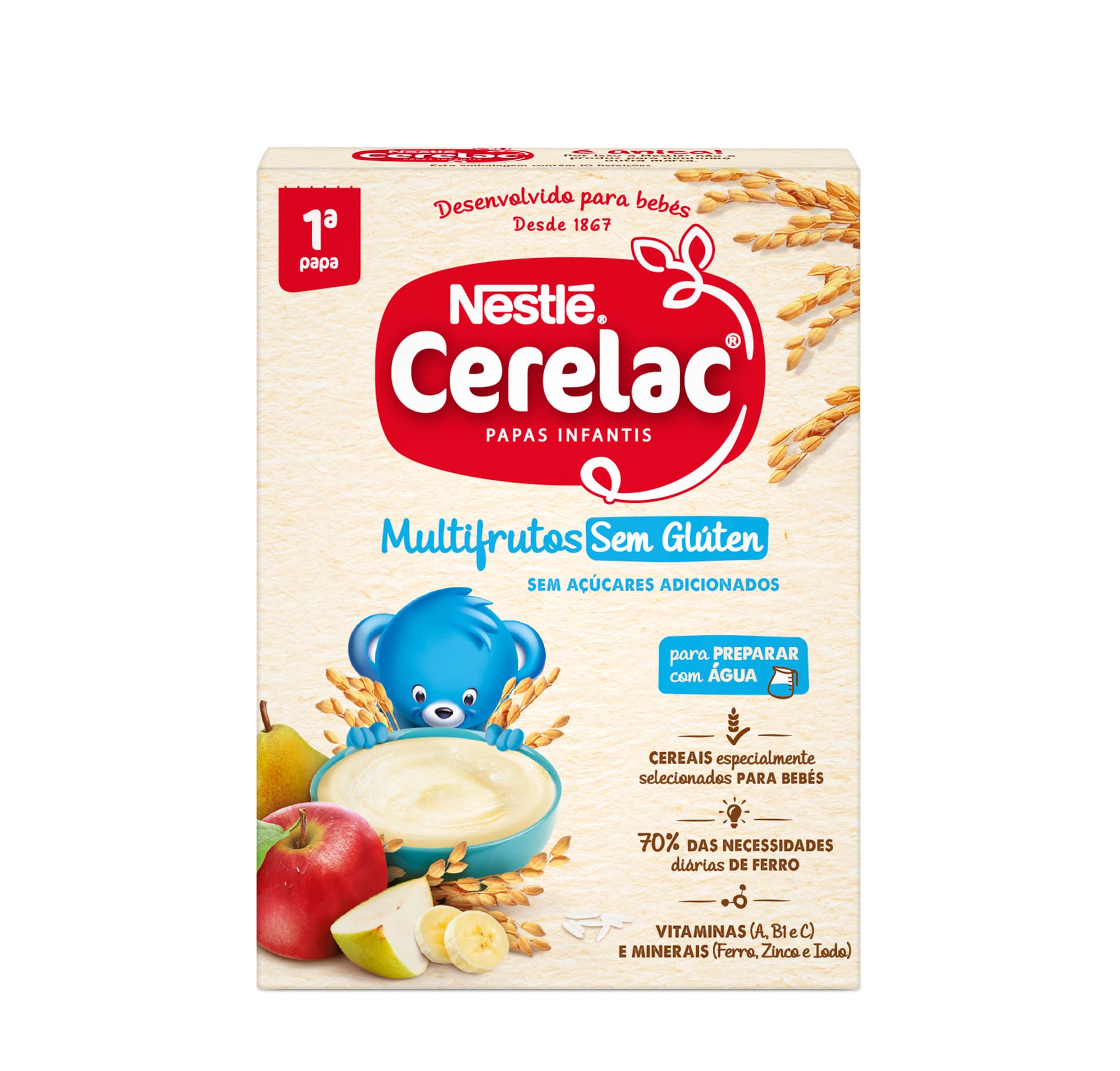 CERELAC 1ª Papa Multifrutos