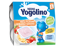 YOGOLINO Morango Banana 0% Açúcares Adicionados