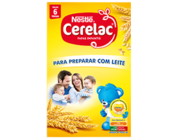 Cerelac para preparar com leite frontal