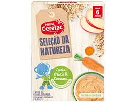 Cerelac aveia maçã cenoura frontal