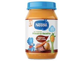 Refeição NESTLÉ as minhas Primeiras Receitas Legumes com Vitela menor