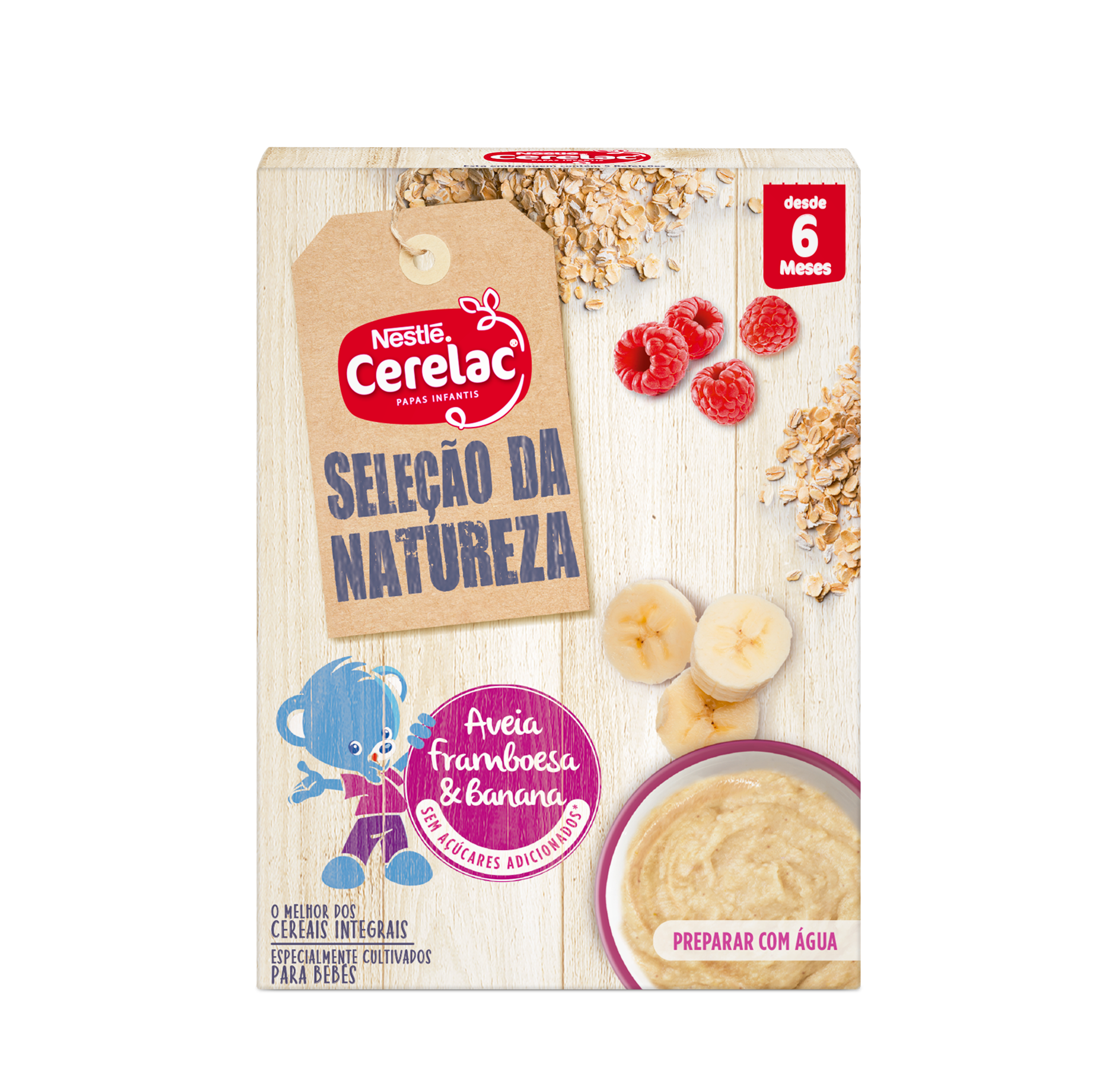 CERELAC Seleção da Natureza Aveia Framboesa Banana