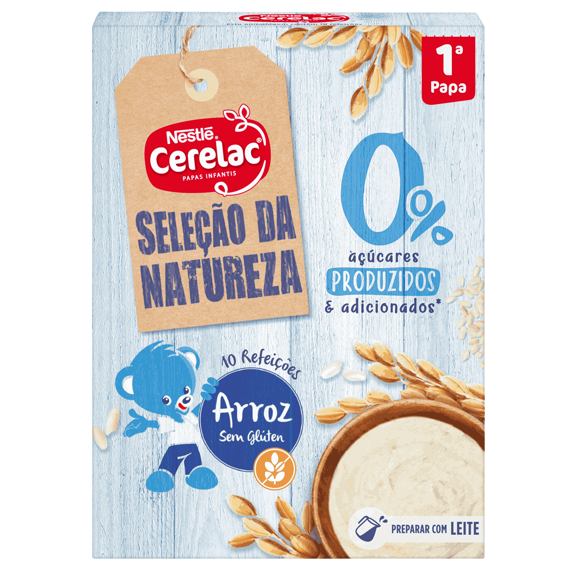 CERELAC Seleção da Natureza 0% Açúcares Arroz