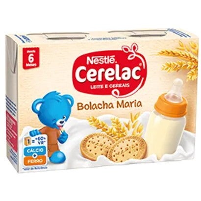 Cerelac leite e cereais bolacha maria menor