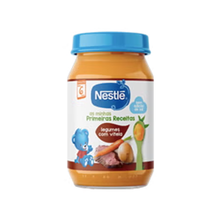 Refeição NESTLÉ as minhas Primeiras Receitas Legumes com Vitela