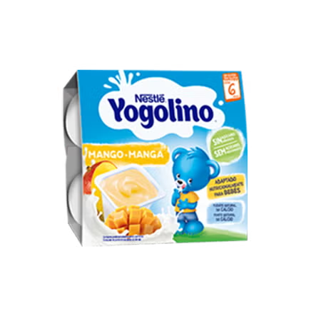 Copinhos YOGOLINO Manga 0% Açúcares Adicionados