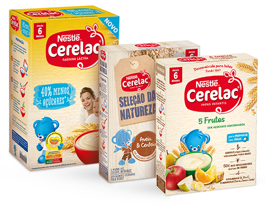 Gama de produtos CERELAC