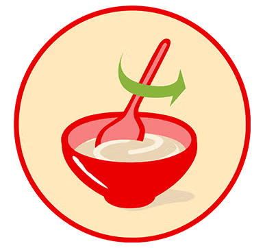 Ícone ilustrativo para preparação de Papa Cerelac