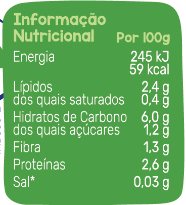 tabela nutricional