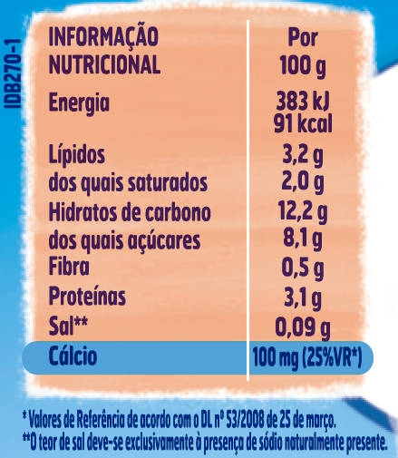 tabela nutricional