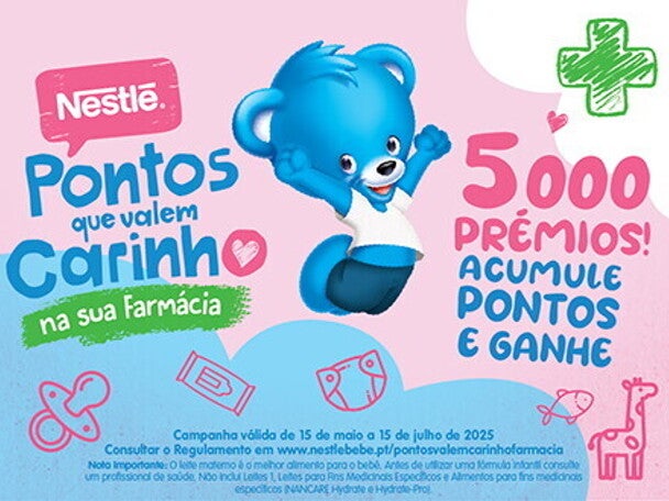 Passatempo Pontos que valem Carinho na sua Farmácia