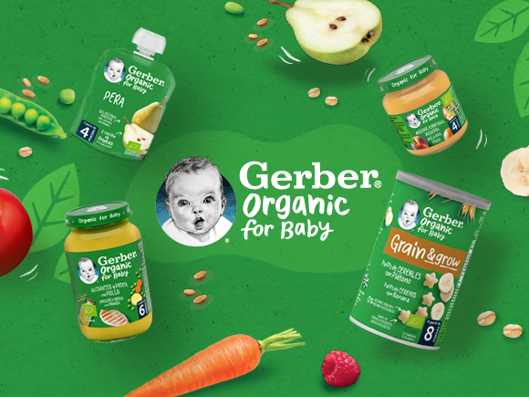 Apresentamos GERBER Organic for Baby Apresentamos GERBER Organic for Baby