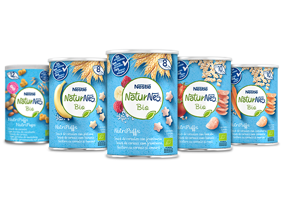 Gama NutriPuffs NATURNES Bio Gama NutriPuffs NATURNES Bio