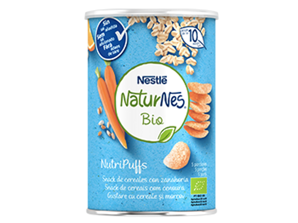 NATURNES Bio NutriPuffs Cenoura NATURNES Bio NutriPuffs Cenoura