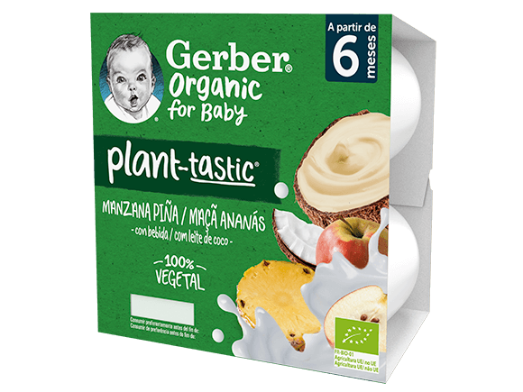 GERBER 100% Coco Maçã e Ananás
