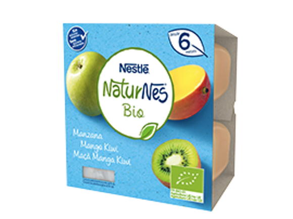 NATURNES Bio Maçã Manga Kiwi menor