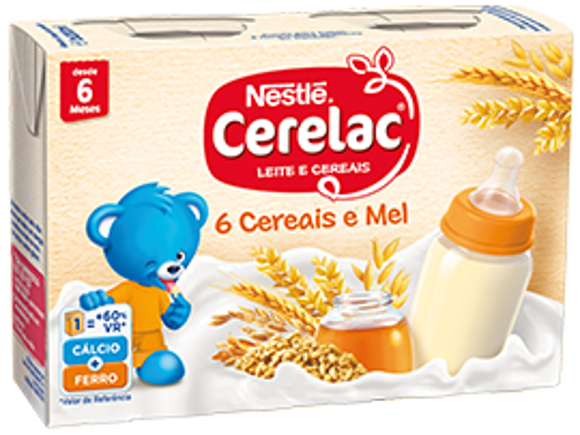 Cerelac leite cereais e mel menor