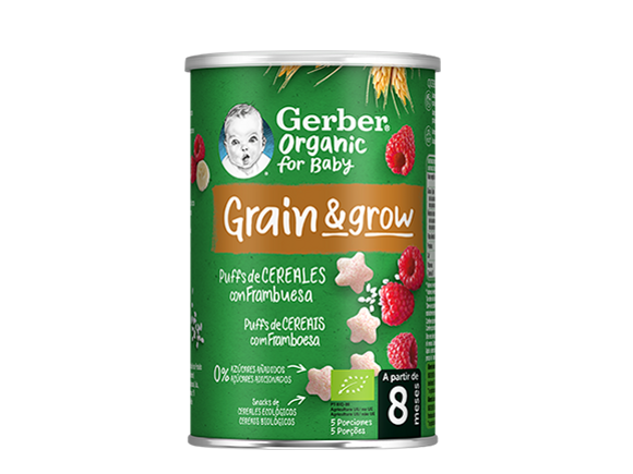GERBER Organic Puffs Framboesa