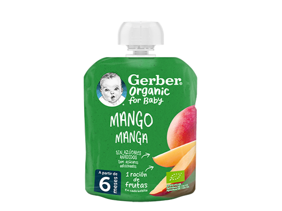 Fruta para Bebé GERBER Organic Manga