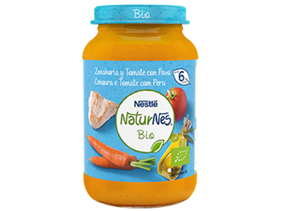 NATURNES Bio Cenoura e Tomate com Peru NATURNES Bio Cenoura e Tomate com Peru