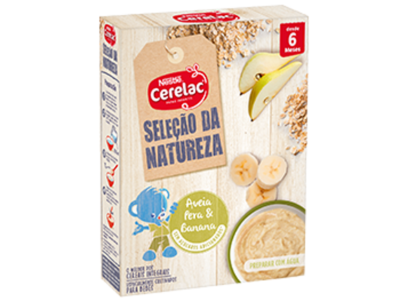 Cerelac aveia pera banana