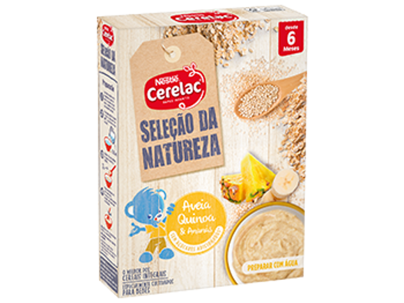 Cerelac aveia quinoa ananás