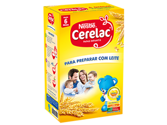 Cerelac para preparar com leite