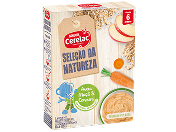 Cerelac aveia maçã cenoura