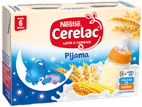 Cerelac leite e cereais pijama