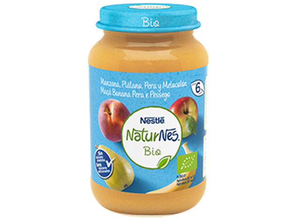 NATURNES Bio Maçã Banana Pera Pêssego NATURNES Bio Maçã Banana Pera Pêssego