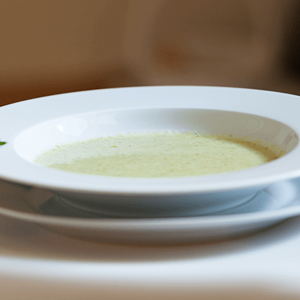 Sopa de Legumes Coloridos com Pargo
