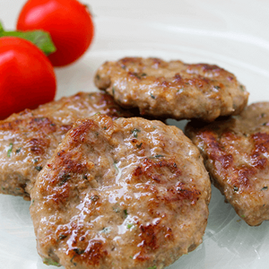 Almôndegas de Vaca com Tomate Confitado e Espinafres Bebé