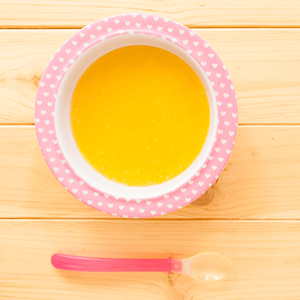Sopa de Cenoura e Alface com Arroz e Cherne