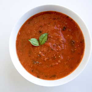 creme de tomate com coelho
