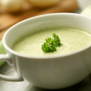 creme aveludado de alho frances