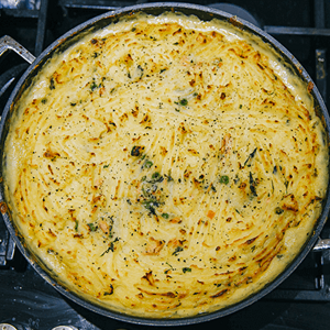 Empadão de Salmão com Ervilhas