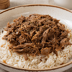 Borrego com Arroz e Alho Francês