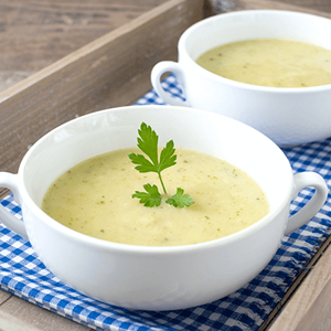 Creme de Curgete e Cebolinho