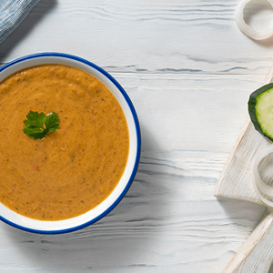 Puré de Alho Francês e Coentros com Borrego