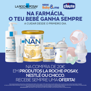 NA FARMÁCIA, O TEU BEBÉ GANHA SEMPRE