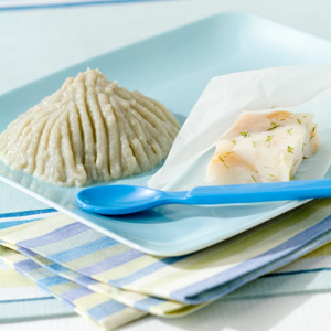 Bacalhau em Papelote e Puré de Batata-Doce Bacalhau em Papelote e Puré de Batata-Doce