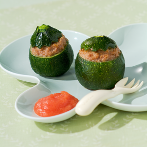 Courgettes Recheadas com Carne de Vitela Courgettes Recheadas com Carne de Vitela
