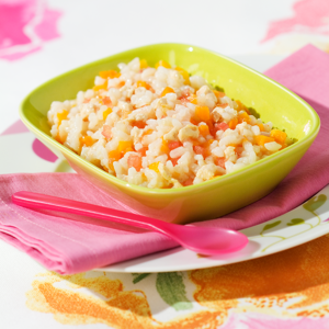 Risotto de Vegetais e Peru