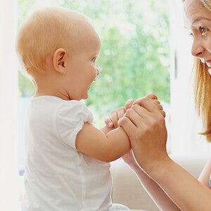 Primeiras palavras do bebé com a mãe