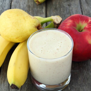 Batido de Pera Maçã Banana Batido de Pera Maçã Banana