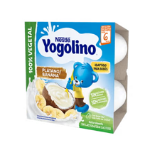Copinhos YOGOLINO 100% Vegetal Banana 0% Açúcares Adicionados 