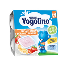 Copinhos YOGOLINO Morango Banana 0% Açúcares Adicionados