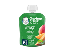 Fruta para Bebé GERBER Organic Manga