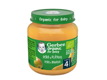 Fruta para Bebé GERBER Organic Pera Banana
