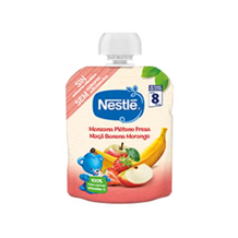 Saqueta de Fruta NESTLÉ Maçã Banana Morango